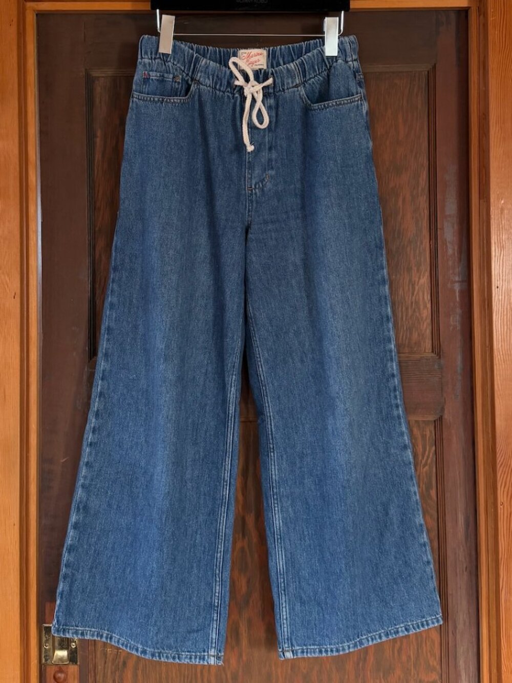 Marine Layer Ella Wide Leg Jeans - petite medium / medium wash